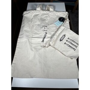 Cynthia Rowley Canvas Laundry Bag And Clothespins‎ Bag